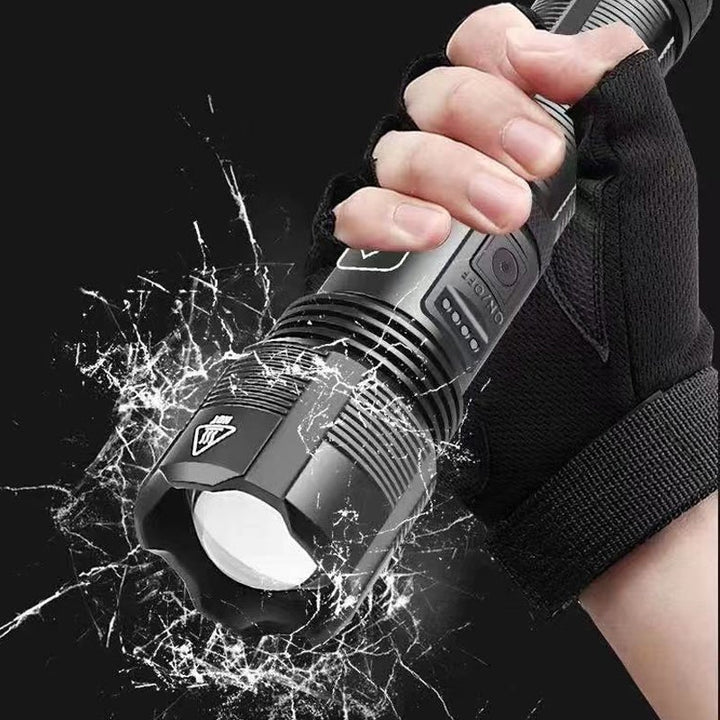 Waterproof Usb Rechargeable Glare Flashlight | Bowlift