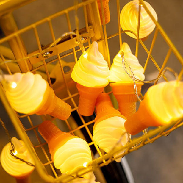 BowLift | Modern Creative Ice Cream Children LED USB Battery Decoration String Lights