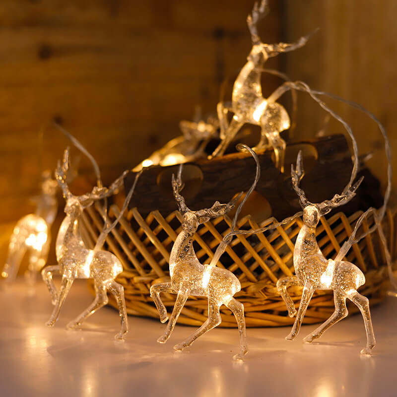 BowLift | Christmas Decor Elk LED Decoration Battery String Lights