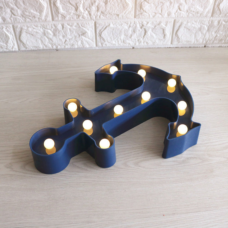 BowLift | Scandinavian modern Boat Anchor ABS Battery LED Wall Sconce Lamp