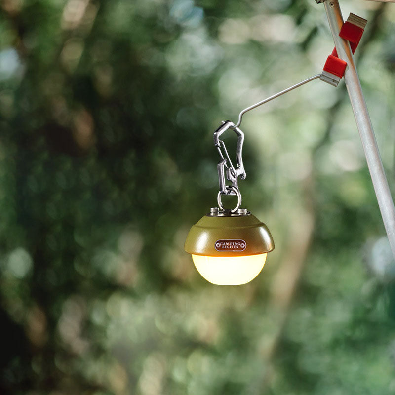 Contemporary Creative Waterproof Orb Metal PC LED Camping Outdoor Light For Outdoor Patio | Bowlift