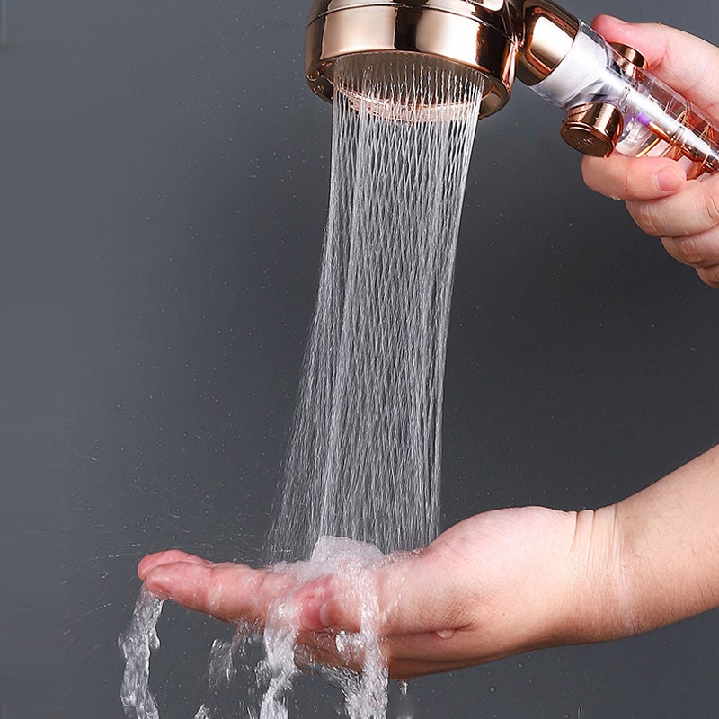 3 Mode Adjustable Turbocharged Shower Head | Bowlift