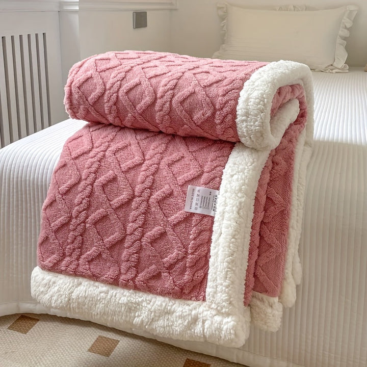 BowLift | Stylish Reversible Fleece Blanket for Ultimate Comfort and Warmth