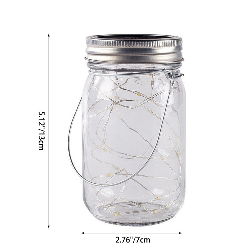 Modern Art Deco Waterproof Solar Glass Stainless Steel Copper Wire Star LED String Lights Outdoor Lighting For Garden | Bowlift
