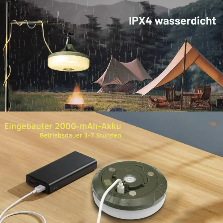 Camping lamp with 10m RGB light chain — Your magical light source for unforgettable outdoor experiences | Bowlift