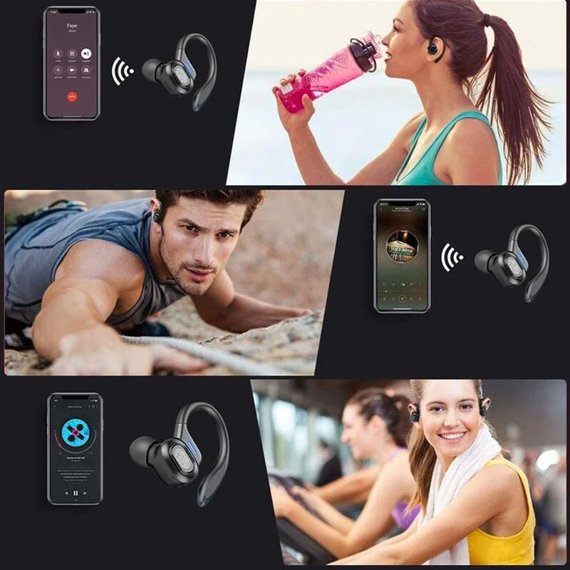 BowLift | Touch Control LED Power Display Sport Headphones
