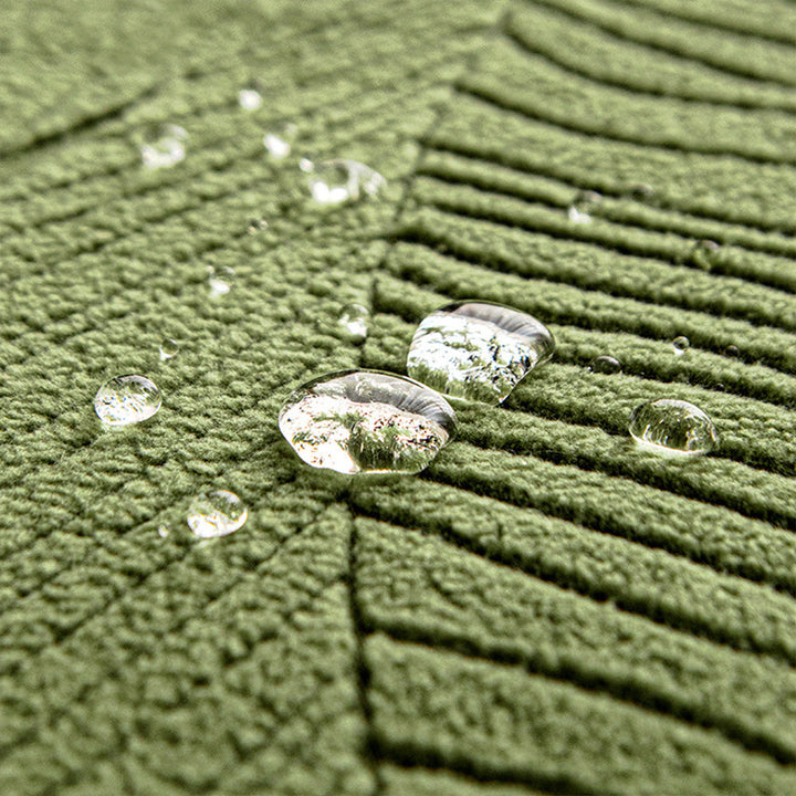 BowLift | Modern Leaf Jacquard Waterproof Anti-Scratch Stretch Full Cover Sofa Cover