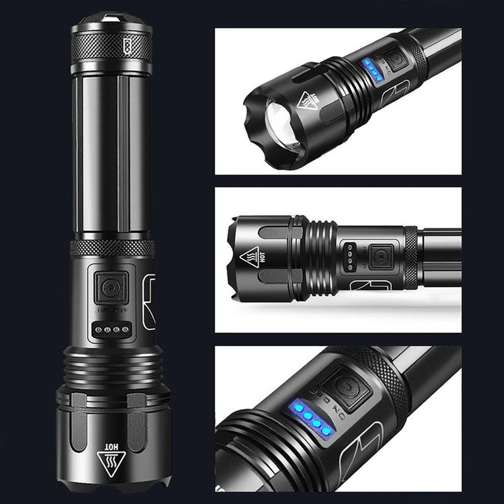 Military flashlight laser waterproof | Bowlift