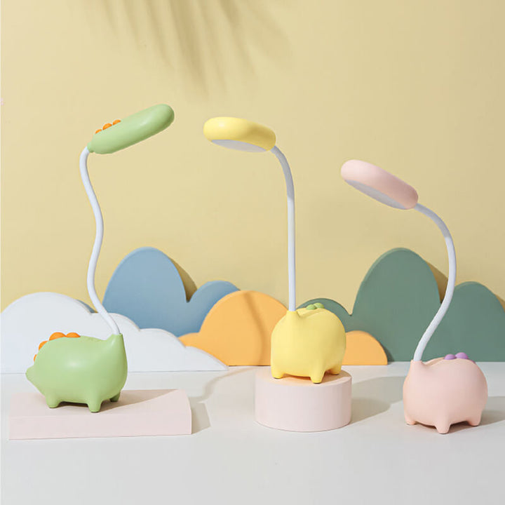 BowLift | DinoGlow Children's LED Desk Lamp | Eye-Friendly | Rechargeable | Perfect for Children's Room