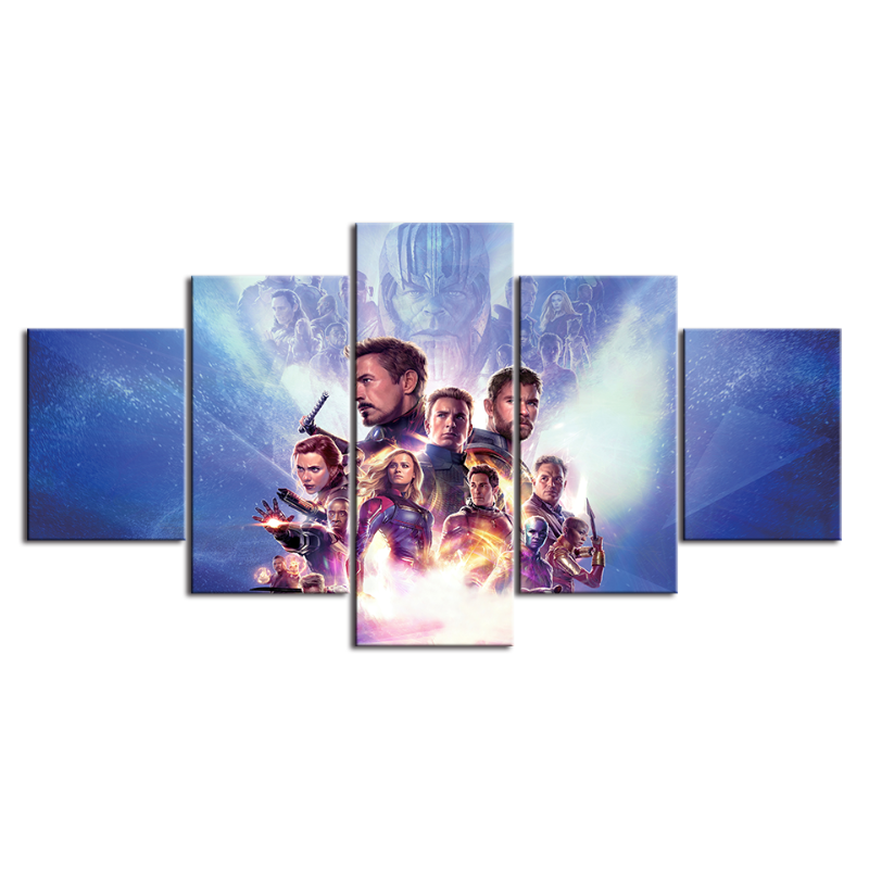 5 Piece The Final Battle - Canvas Wall Art Painting | Bowlift