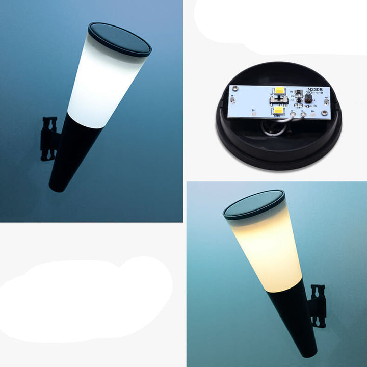 BowLift | Truro Solar Wall Light Anthracite - Energy-Efficient Solar Outdoor Wall Illumination
