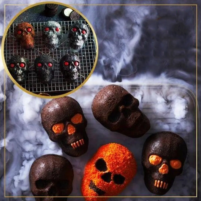 3D Skull Mold - Aluminum Baking Pan | Bowlift