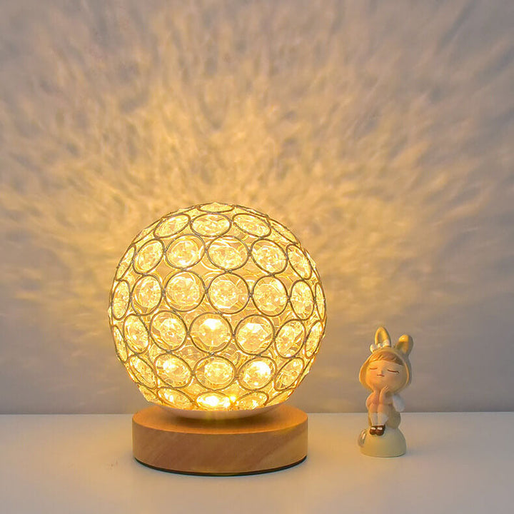 BowLift | Modern Minimalistic Round USB Rechargeable LED Night Light Table Lamp