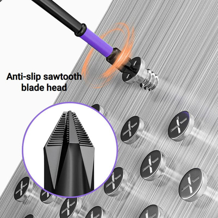 BowLift | D1 Anti-slip and shock-resistant bits with Phillips screwdriver bits