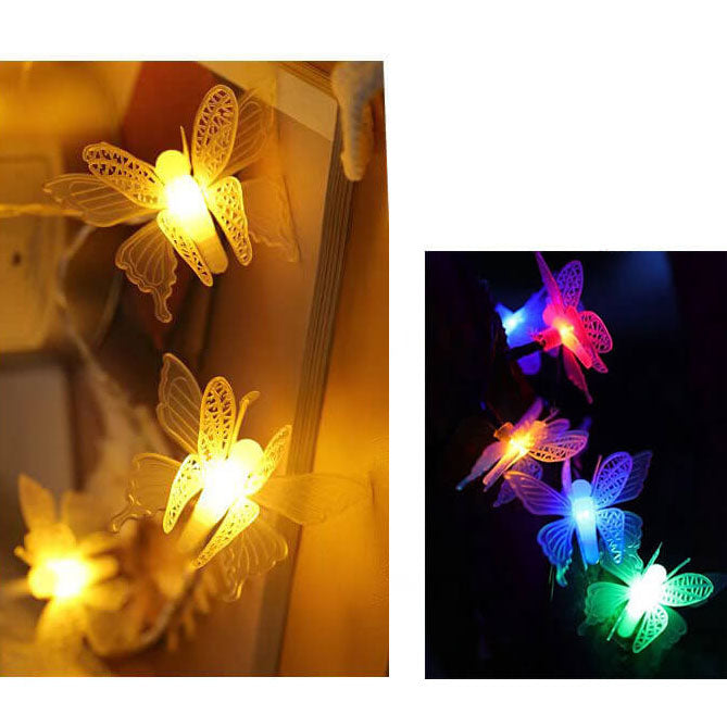 BowLift | Modern Creative Butterfly Outdoor Patio Garden LED String Lights