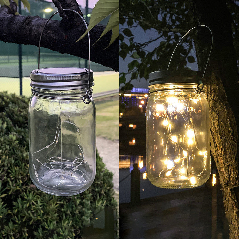 Modern Art Deco Waterproof Solar Glass Stainless Steel Copper Wire Star LED String Lights Outdoor Lighting For Garden | Bowlift