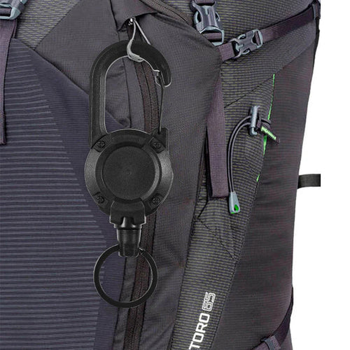 BowLift | Outdoor automatic retractable wire Luya tactical keyring with theft protection