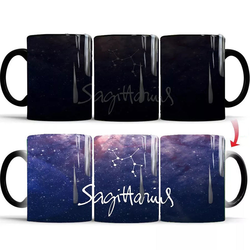 Zodiac Color Changing Magic Mugs, Heat Sensitive Ceramics Cups | Bowlift