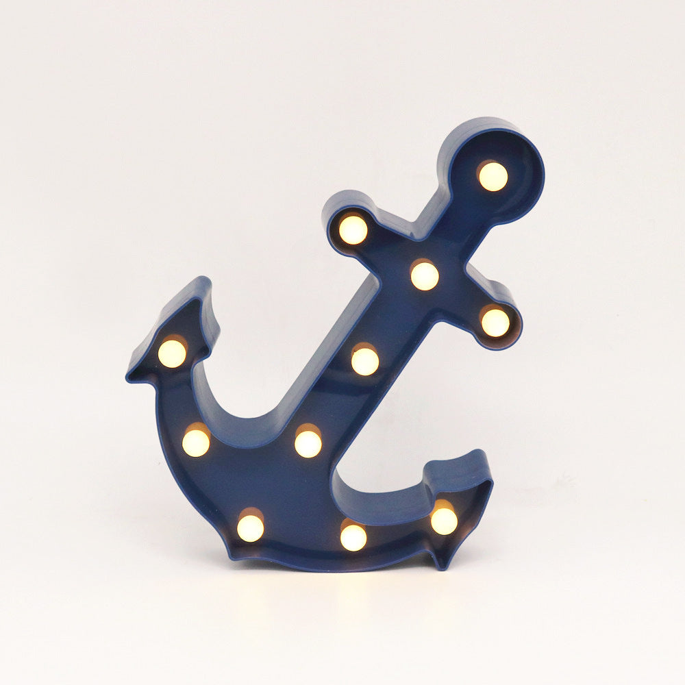 BowLift | Scandinavian modern Boat Anchor ABS Battery LED Wall Sconce Lamp