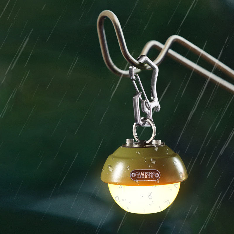 Contemporary Creative Waterproof Orb Metal PC LED Camping Outdoor Light For Outdoor Patio | Bowlift
