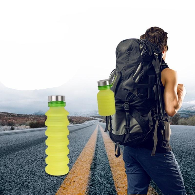 Aqua - Collapsible Silicone Water Bottle | Bowlift