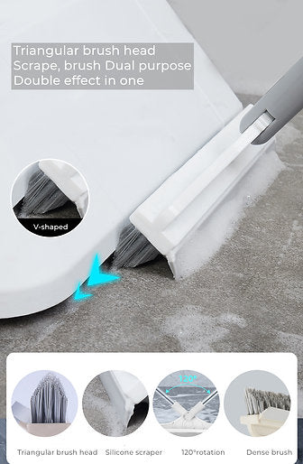 BowLift | 2 in 1 Cleaning Brush with Wiper
