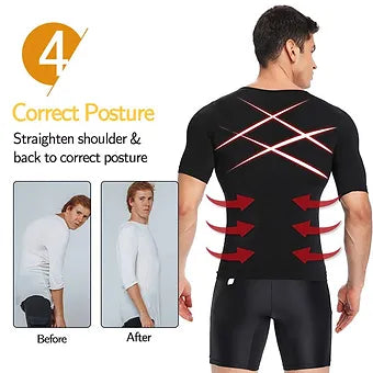 BowLift | Men's Body Shaper Slimming T-Shirt