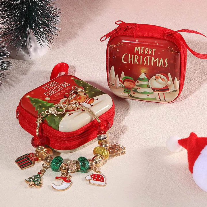 BowLift | Christmas Stockings Diy Children's David's Deer Snowman Pendant Bracelet Suit