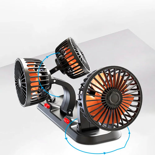 Adjustable 3-Head Electric Fan | Bowlift