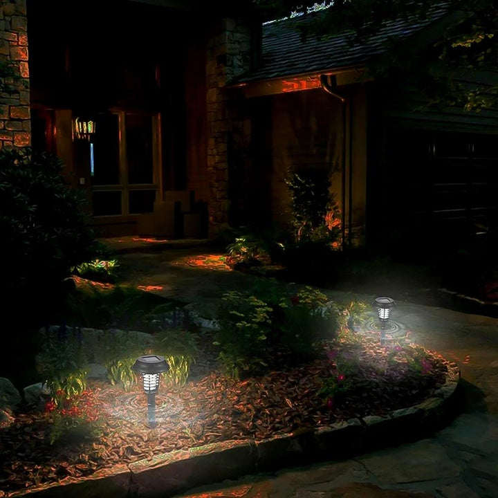 BowLift | Solar Insect Killer with LED Light – Waterproof Garden Light for Mosquito Repulsion