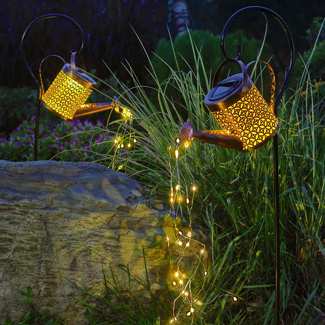 Solar Watering Can LED Lamp for the Garden | Bowlift