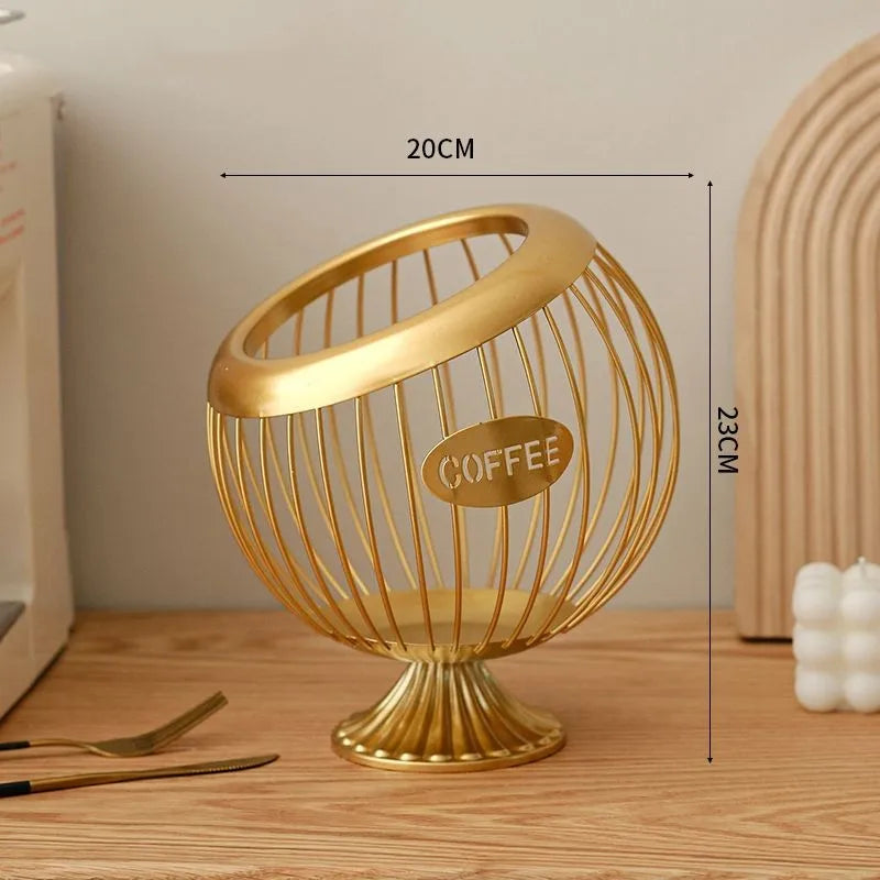 BowLift | Elegant Metal Snack Storage Basket