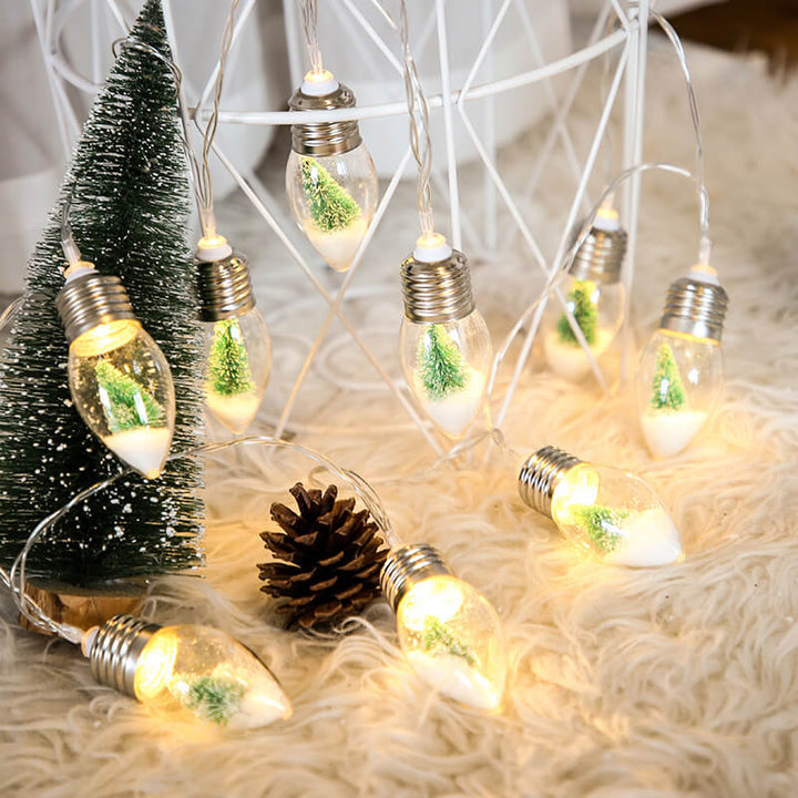 BowLift | LED Wishing Bottle Bulb Christmas Tree Snow Battery Box Decorative String Light