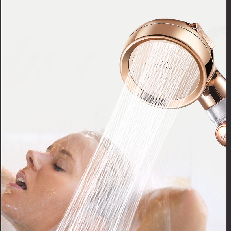 3 Mode Adjustable Turbocharged Shower Head | Bowlift