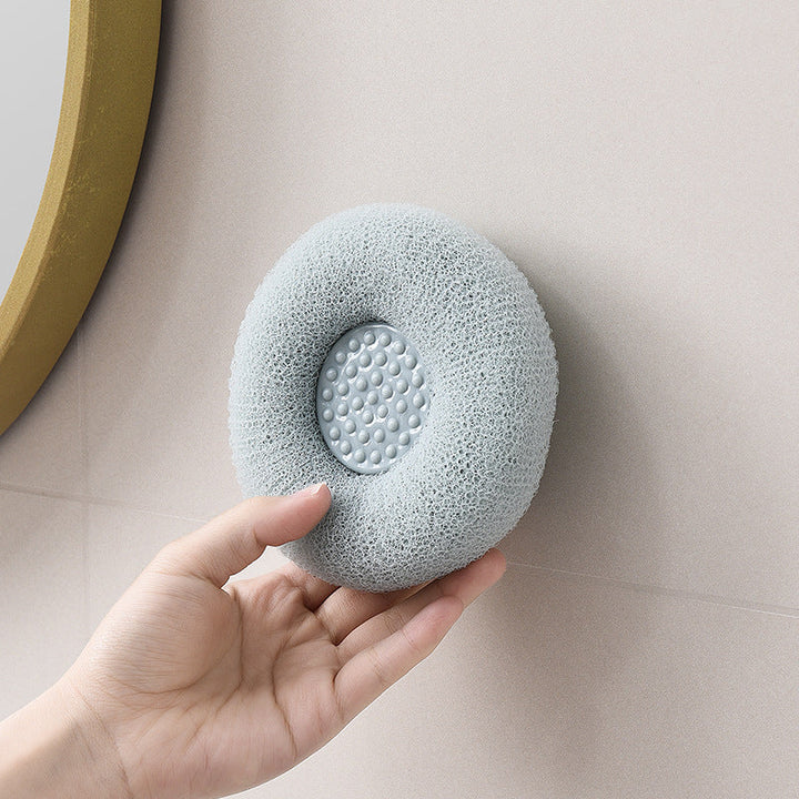 BowLift | Super soft bath ball with suction cup with sunflower