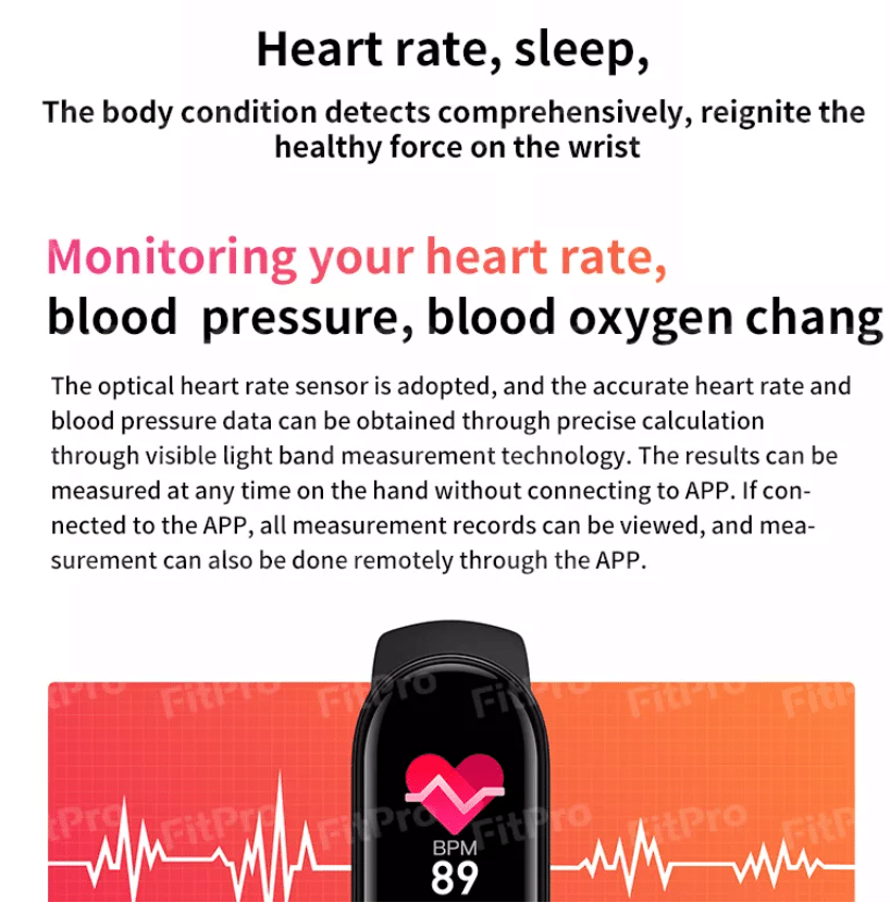 Smartwatch - with pulse and blood pressure monitor | Bowlift