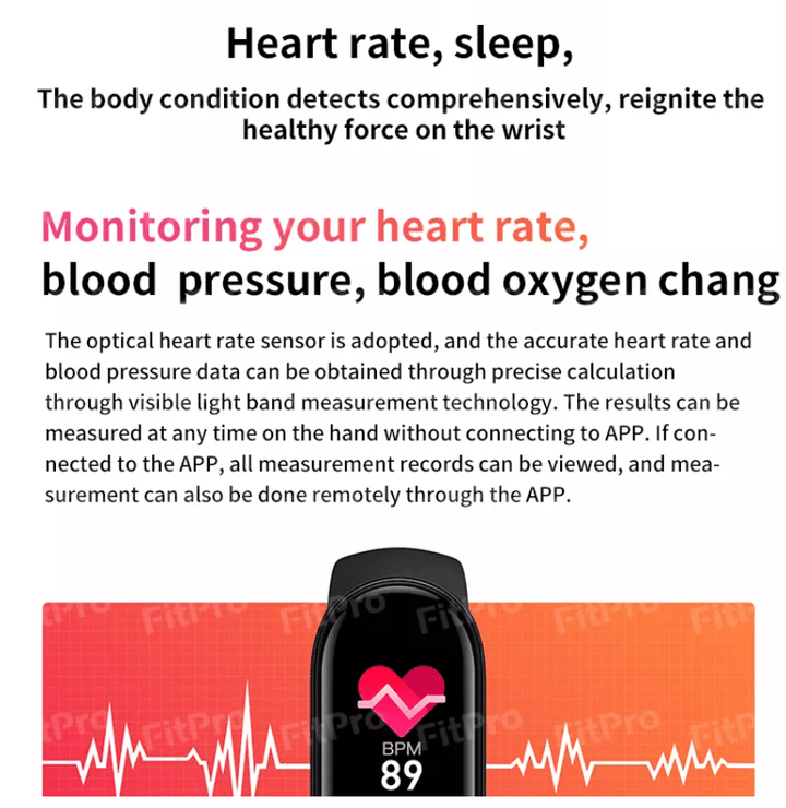Smartwatch - with pulse and blood pressure monitor | Bowlift