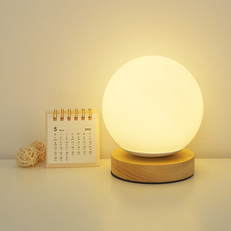 BowLift | Modern Minimalist Round USB rechargeable LED table lamp