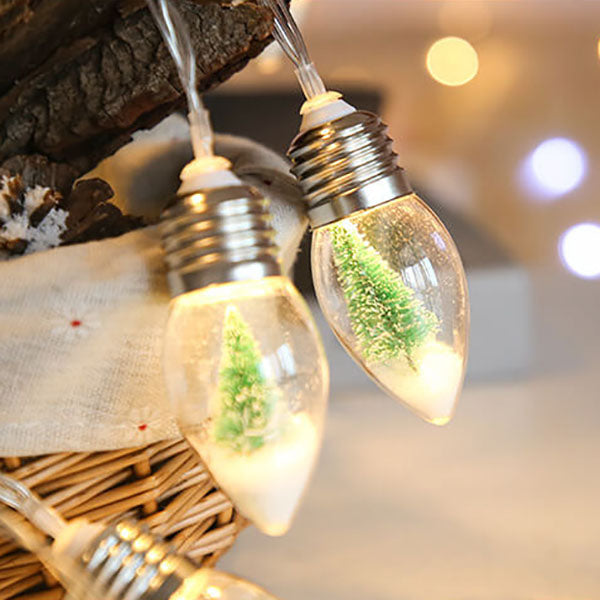 BowLift | LED Wishing Bottle Bulb Christmas Tree Snow Battery Box Decorative String Light