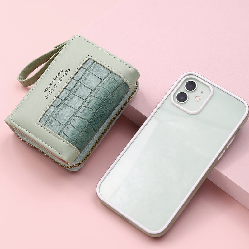 BowLift | Large Capacity Multi-Card Zipper Tri-Fold Coin Purse