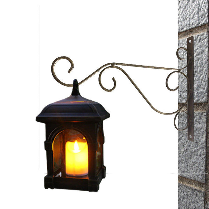 Traditional European Solar Waterproof House Cubic Plastic LED Landscape Lighting Outdoor Light For Garden | Bowlift