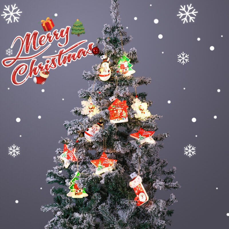 BowLift | Christmas Decorative LED Plastic Painted Hanging Lights