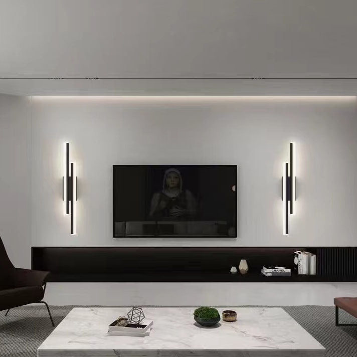 BowLift | LuxLine Modern LED Wall Lamp | Minimalist Design | Iron & Acrylic | Dimmable Light