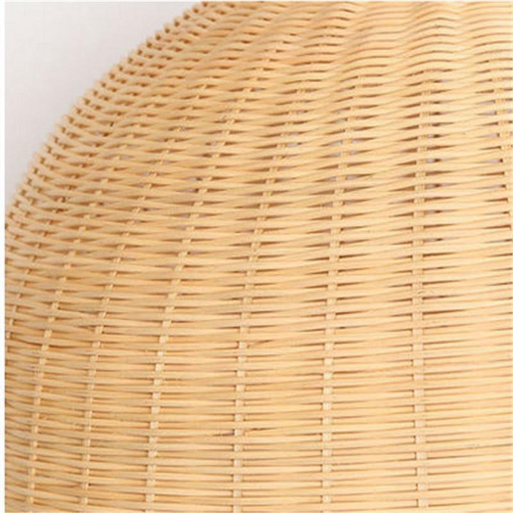 NatureGlow Pendant Lamp - Woven Reed and Bamboo Lighting | Bowlift