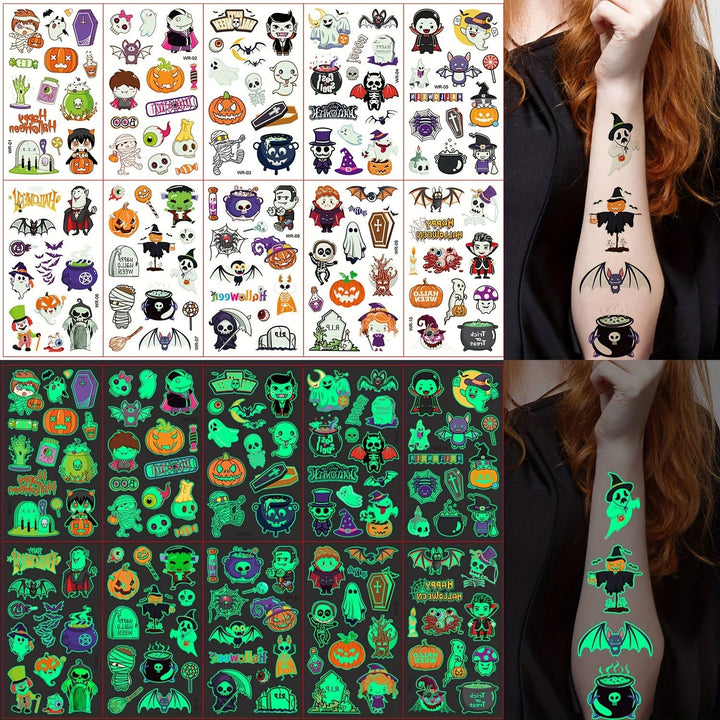 BowLift | Temporary Glow in the Dark Kids Tattoos