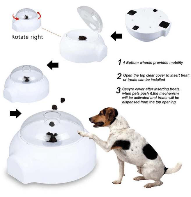 Creative Goodies Activity Toy for Dogs and Cats | Bowlift