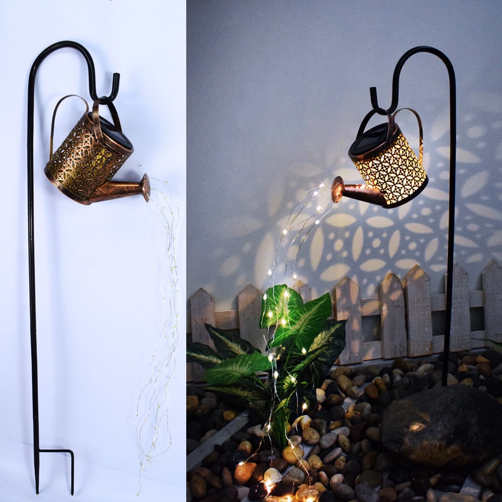 Solar Watering Can LED Lamp for the Garden | Bowlift