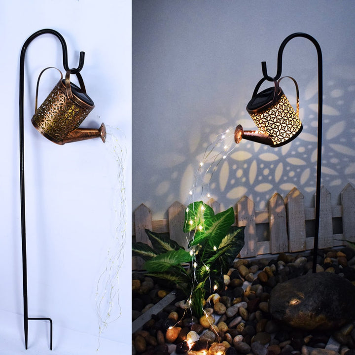 Solar Watering Can LED Lamp for the Garden | Bowlift