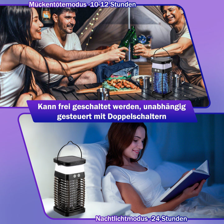 Solar Mosquito Repellent Lamp UV Light Mosquito Lamp RGB | Bowlift