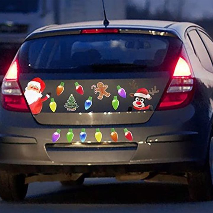 BowLift | Christmas Magnet Decor | Reflective Light Bulb Magnets | For Car, Refrigerator & Metal Surfaces